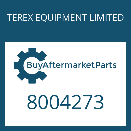 TEREX EQUIPMENT LIMITED 8004273 - O-RING