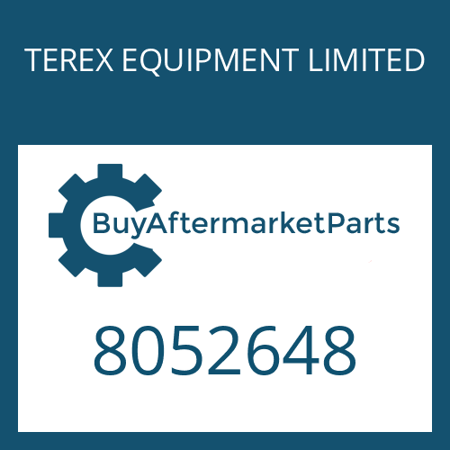 TEREX EQUIPMENT LIMITED 8052648 - O-RING