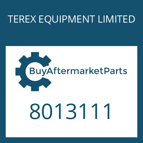 TEREX EQUIPMENT LIMITED 8013111 - SCREW PLUG