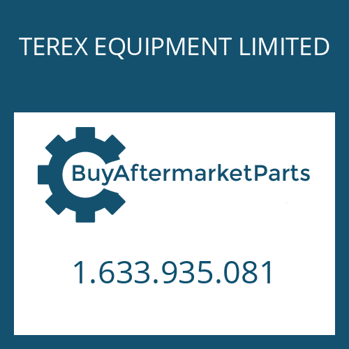 TEREX EQUIPMENT LIMITED 1.633.935.081 - SHAFT SEAL