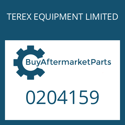 TEREX EQUIPMENT LIMITED 0204159 - SNAP RING