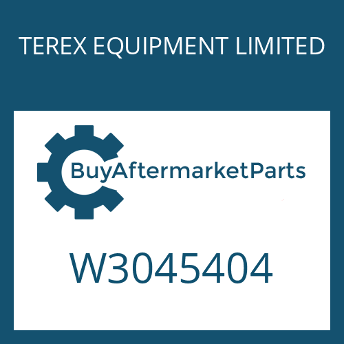 TEREX EQUIPMENT LIMITED W3045404 - THRUST WASHER