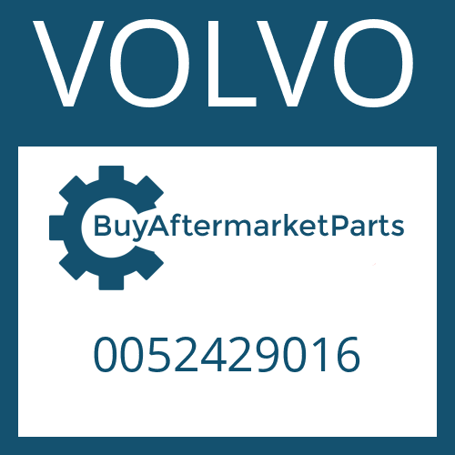 VOLVO 0052429016 - GASKET for Heavy Equipment