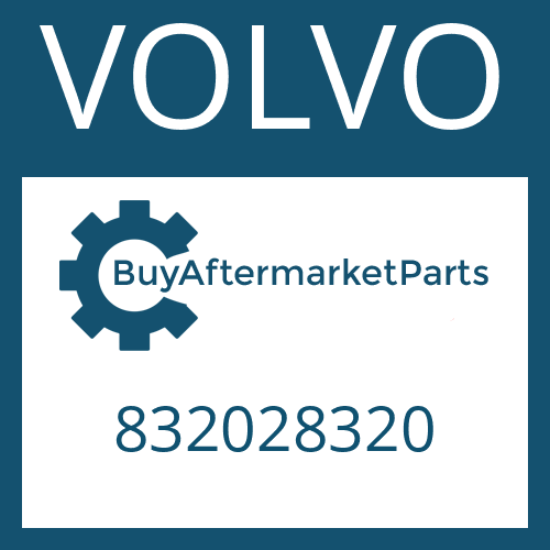 VOLVO 832028320 - FITTED KEY