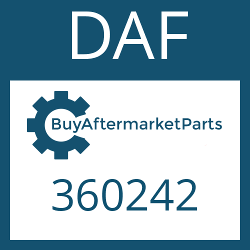 DAF 360242 - SWITCH for Heavy Equipment