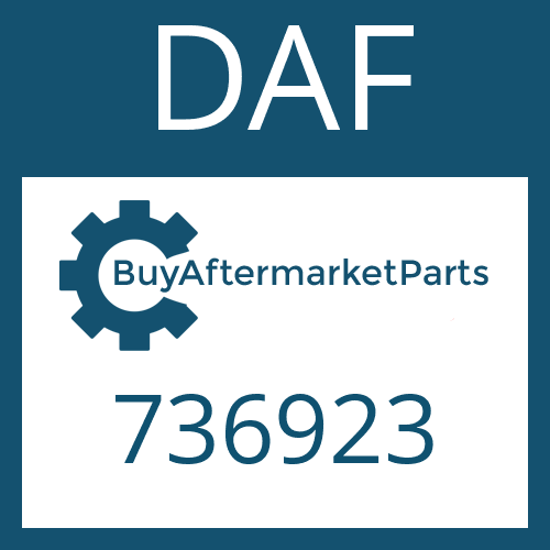 DAF 736923 - GASKET