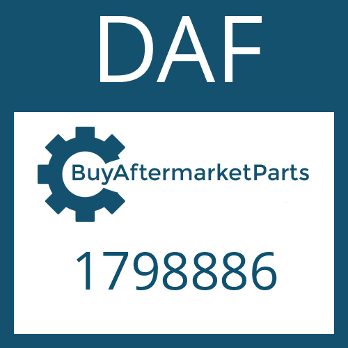 DAF 1798886 - GASKET