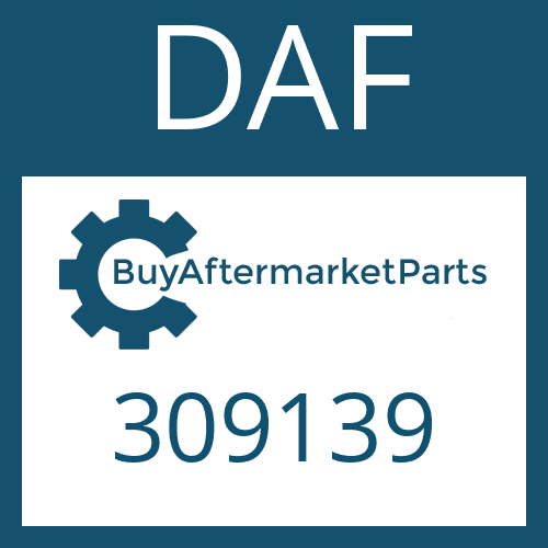 DAF 309139 - SNAP RING for Heavy Equipment