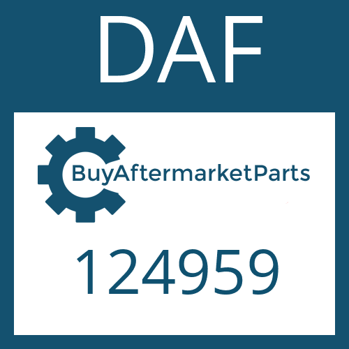 DAF 124959 - RETAINING RING