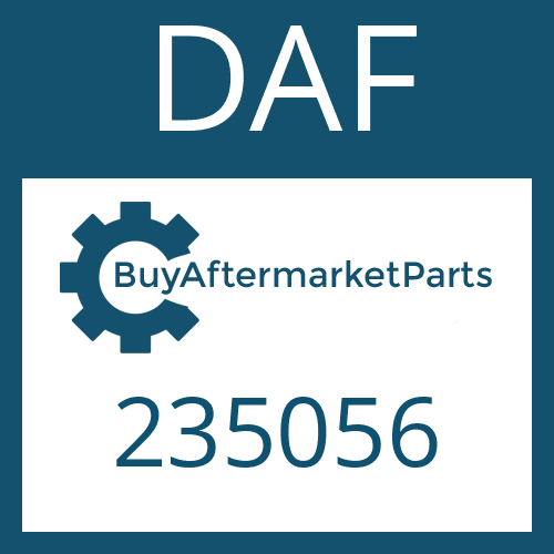 DAF 235056 - O-RING