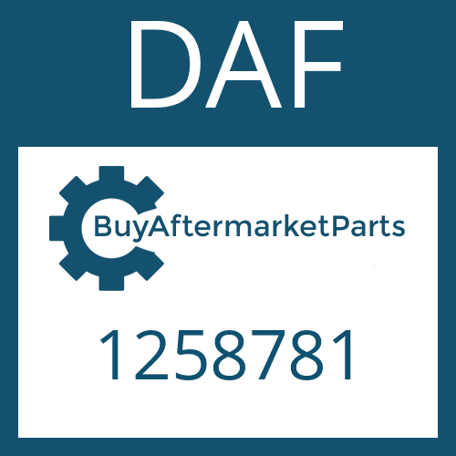 DAF 1258781 - O-RING