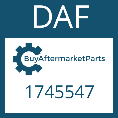 DAF 1745547 - O-RING