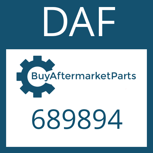 DAF 689894 - O-RING