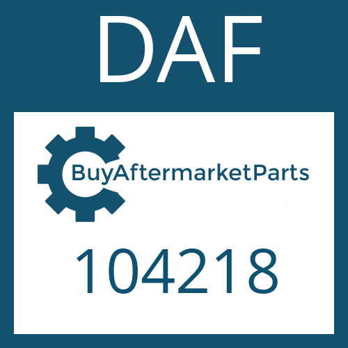 DAF 104218 - BALL BEARING