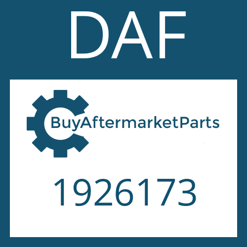 DAF 1926173 - CAP SCREW