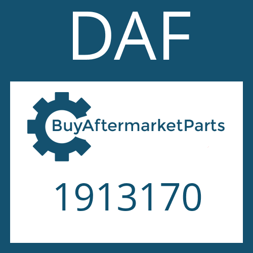 DAF 1913170 - HEXALOBULAR DRIVING SCREW