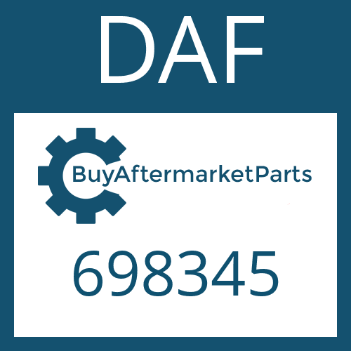 DAF 698345 - CAP SCREW