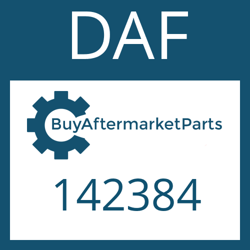 DAF 142384 - SCREW PLUG for Heavy Equipment