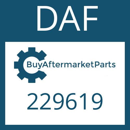 DAF 229619 - WASHER