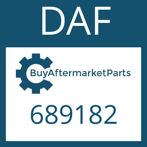 DAF 689182 - WASHER