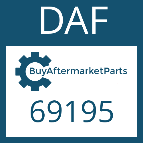 DAF 69195 - RETAINING RING