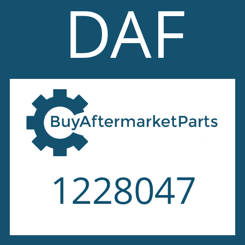 DAF 1228047 - INTERMEDIATE WASHER