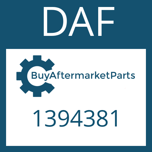 DAF 1394381 - PIN for Heavy Equipment