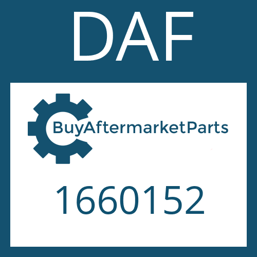 DAF 1660152 - SHAFT SEAL