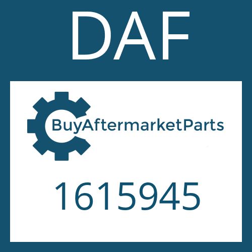 DAF 1615945 - HEXAGON SCREW for Heavy Equipment