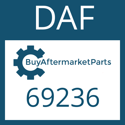 DAF 69236 - SHAFT SEAL