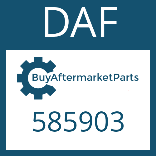 DAF 585903 - SHAFT SEAL