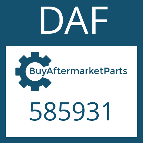 DAF 585931 - HELICAL GEAR