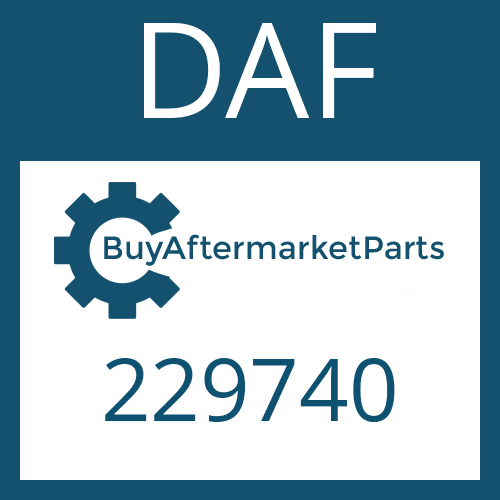 DAF 229740 - HELICAL GEAR