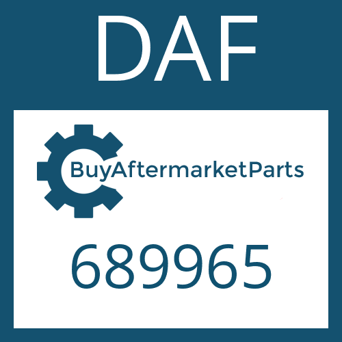 DAF 689965 - INTERMEDIATE SHAFT