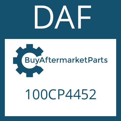 DAF 100CP4452 - HELICAL GEAR