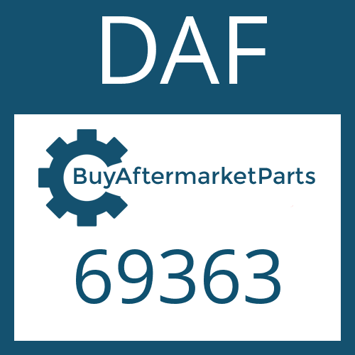 DAF 69363 - PISTON