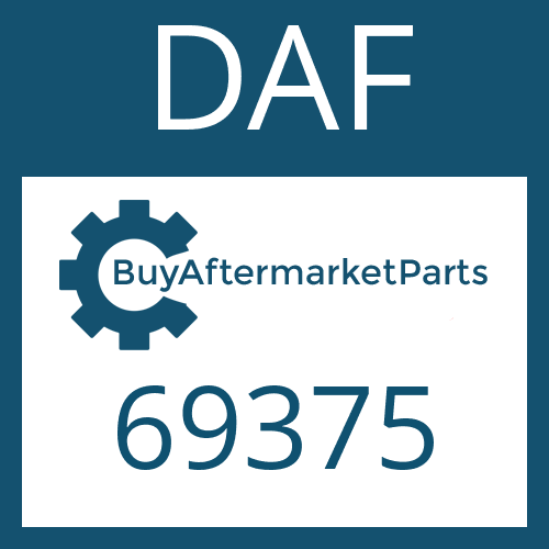 DAF 69375 - END SHIM