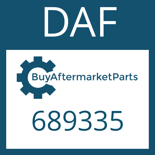 DAF 689335 - OUTPUT FLANGE