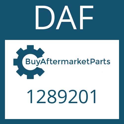 DAF 1289201 - INPUT SHAFT