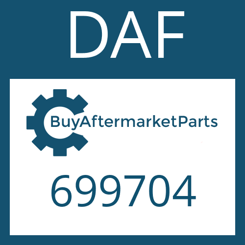 DAF 699704 - GASKET