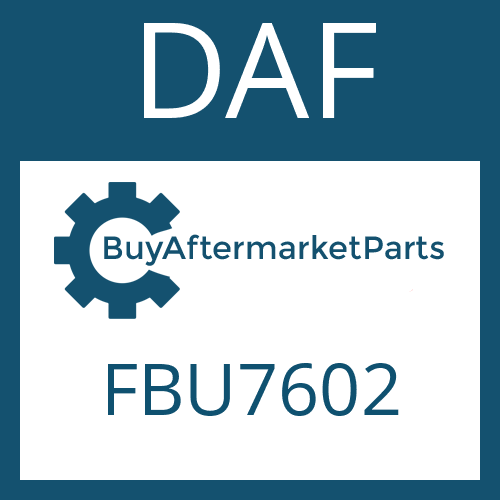 DAF FBU7602 - TAPERED ROLLER BEARING