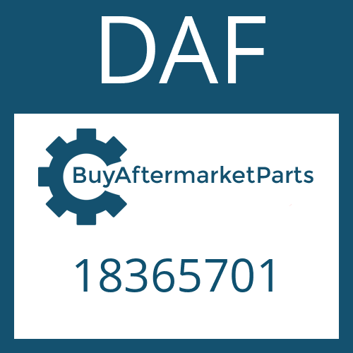 DAF 18365701 - OUTPUT HOUSING