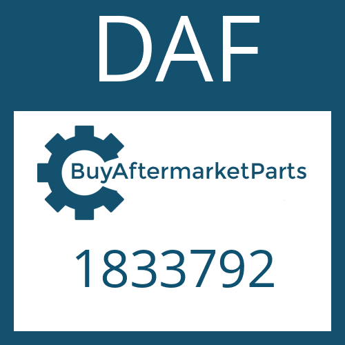 DAF 1833792 - SEAL KIT for Heavy Equipment