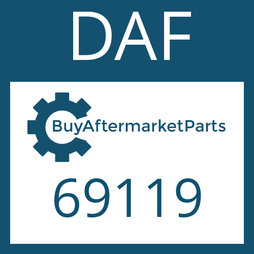 DAF 69119 - GASKET