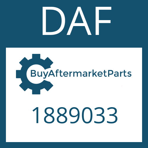 DAF 1889033 - OUTPUT HOUSING