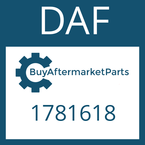 DAF 1781618 - GASKET for Heavy Equipment