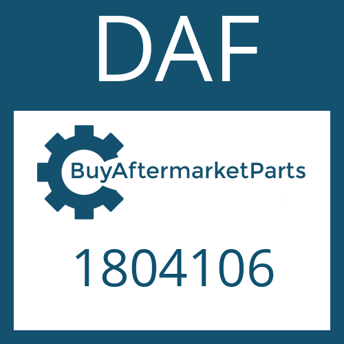 DAF 1804106 - SPLIT RING for Heavy Equipment