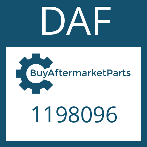 DAF 1198096 - PUMP HOUSING