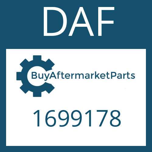 DAF 1699178 - INPUT GEAR