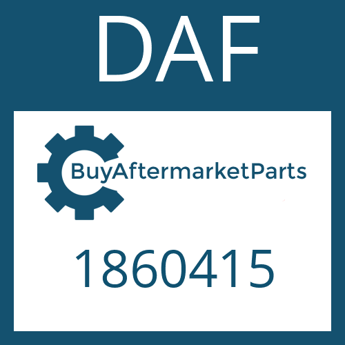 DAF 1860415 - PINION SHAFT